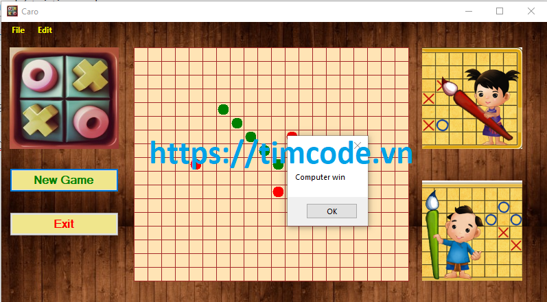 Code Game Cờ Caro Viết Bằng C# Tải Miễn Phí Tại Timcode.Vn