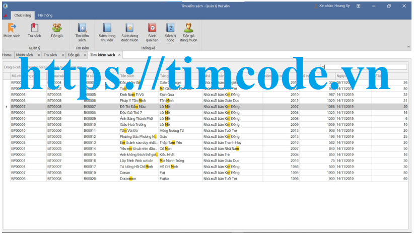 Code phần mềm quản lý thư viện trường Đại học C# full báo cáo và slide