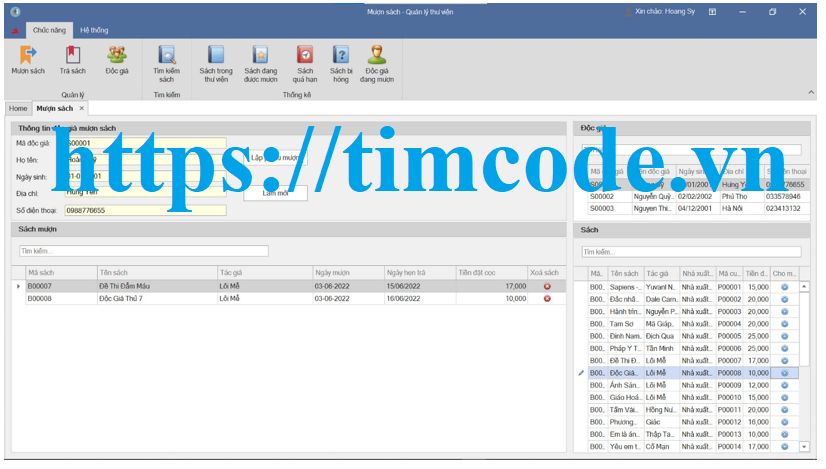 Code phần mềm quản lý thư viện trường Đại học C# full báo cáo và slide