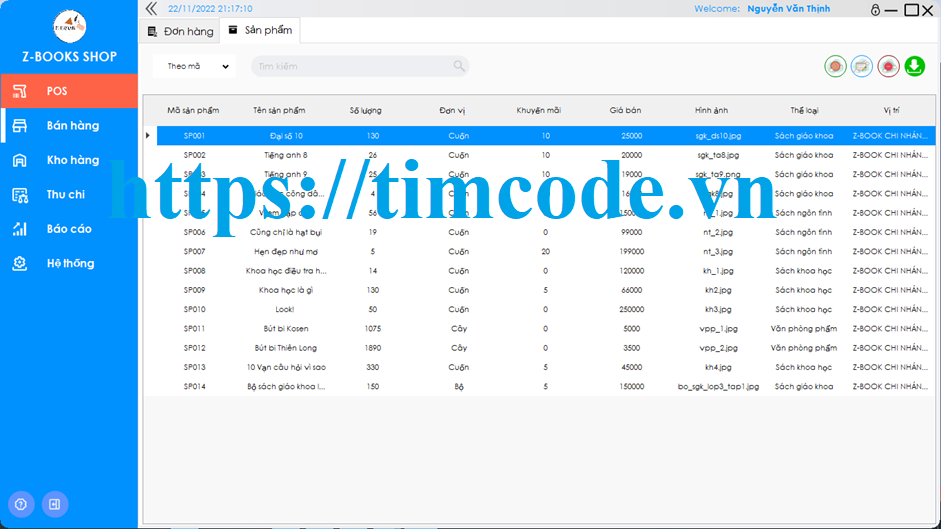 Code phần mềm quản lý bán hàng văn phòng phẩm c# có hướng dẫn
